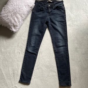 Levi’s 711 skinny dark blue jeans - US 27